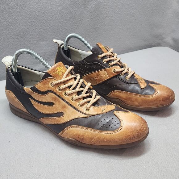 RARE! Dragon Beard Japanese Design Sneakers Brown Men’s Sz 9 - Picture 1 of 8